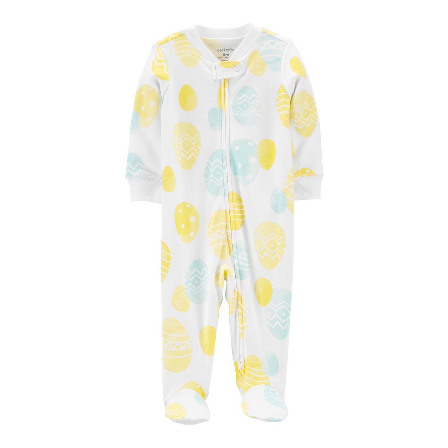 Baby Carter's Easter 2-Way Zip Footed Pajamas